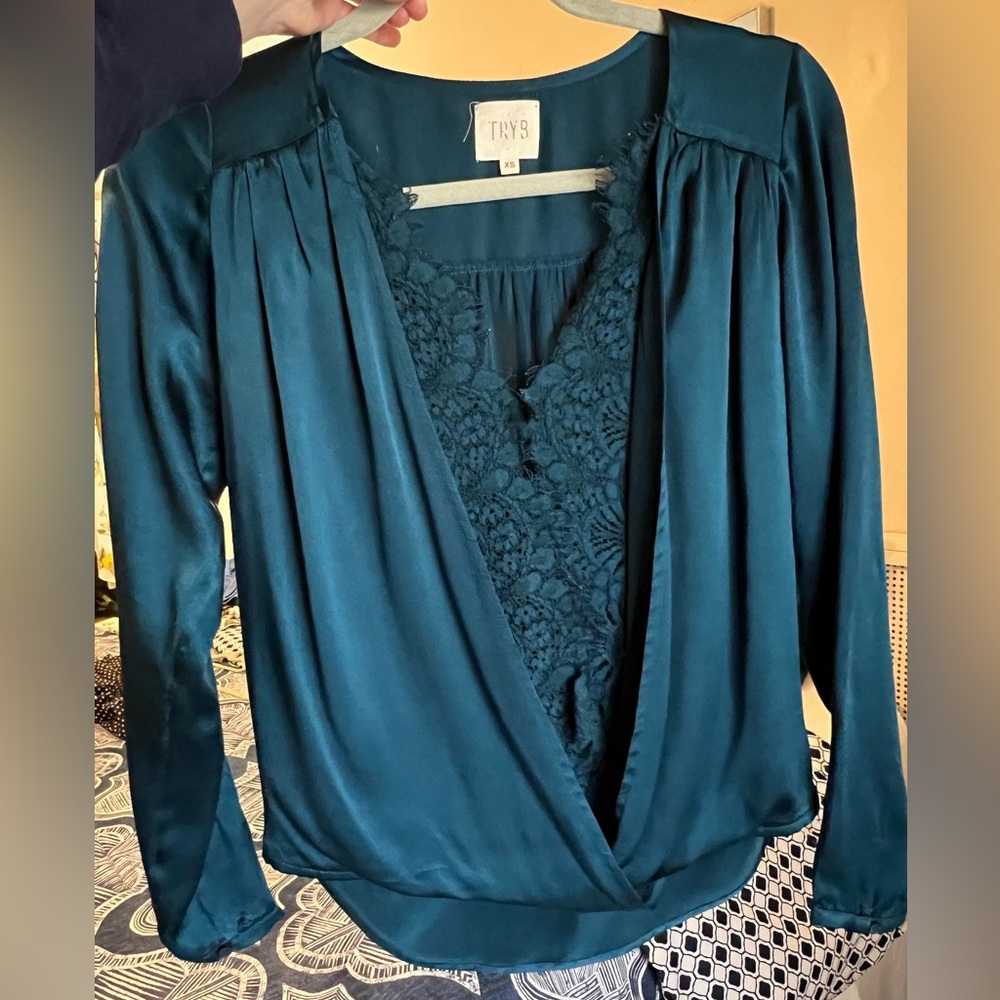 Silk & Lace Blouse